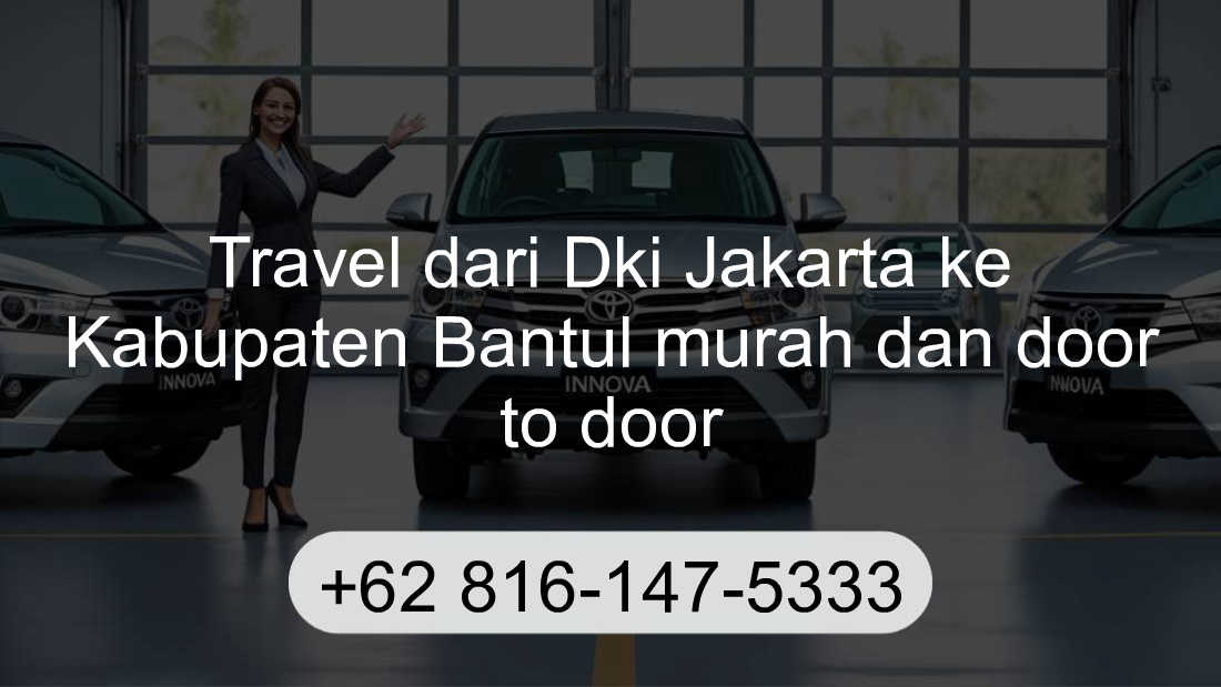 Travel Dki Jakarta Kabupaten Bantul