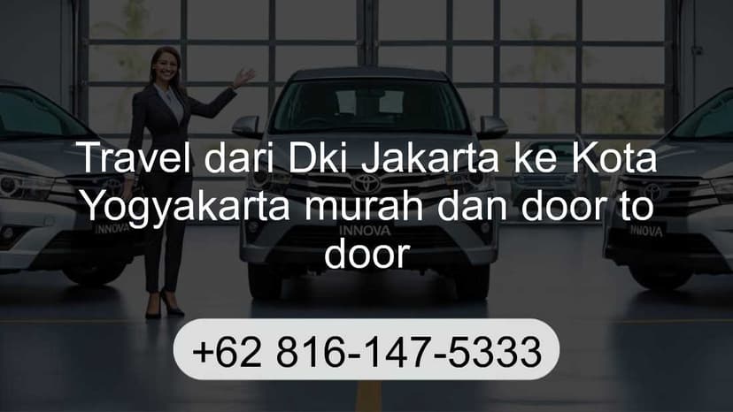 Travel Dki Jakarta Kota Yogyakarta