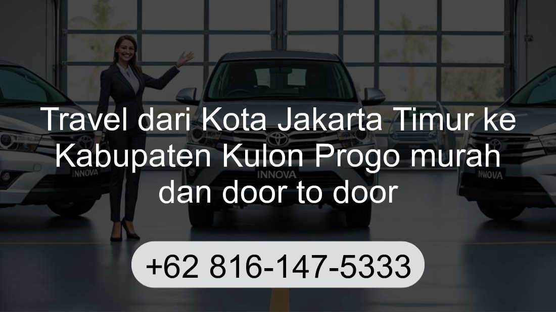 Travel Kota Jakarta Timur Kabupaten Kulon Progo