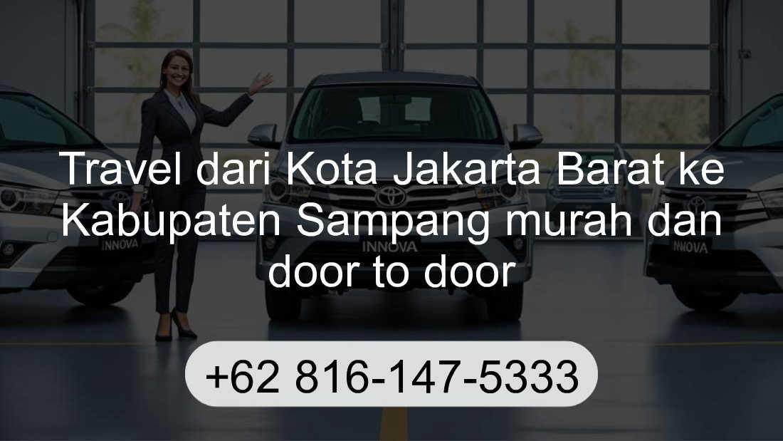 Travel Kota Jakarta Barat Kabupaten Sampang