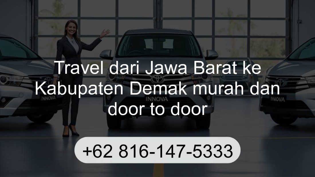 Travel Jawa Barat Kabupaten Demak