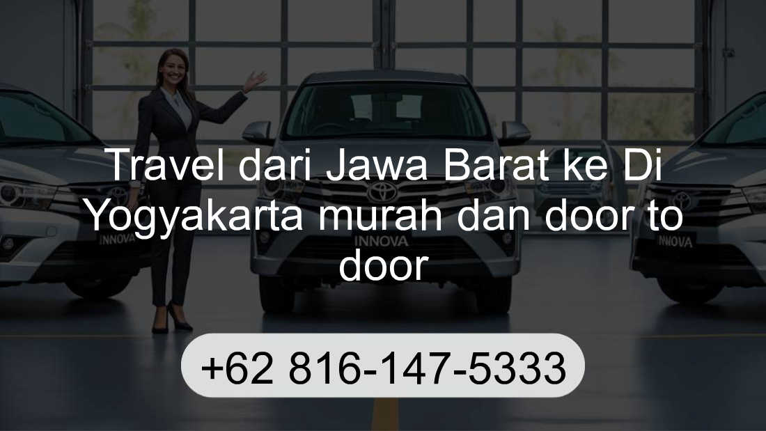 Travel Jawa Barat Di Yogyakarta