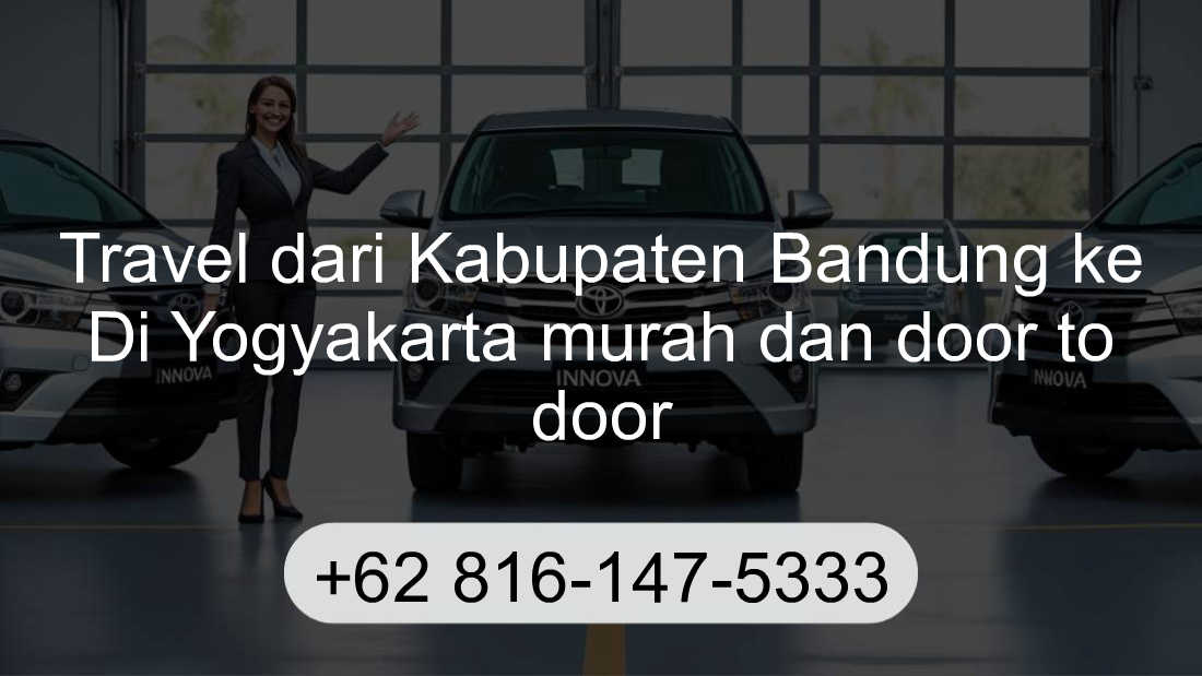 Travel Kabupaten Bandung Di Yogyakarta