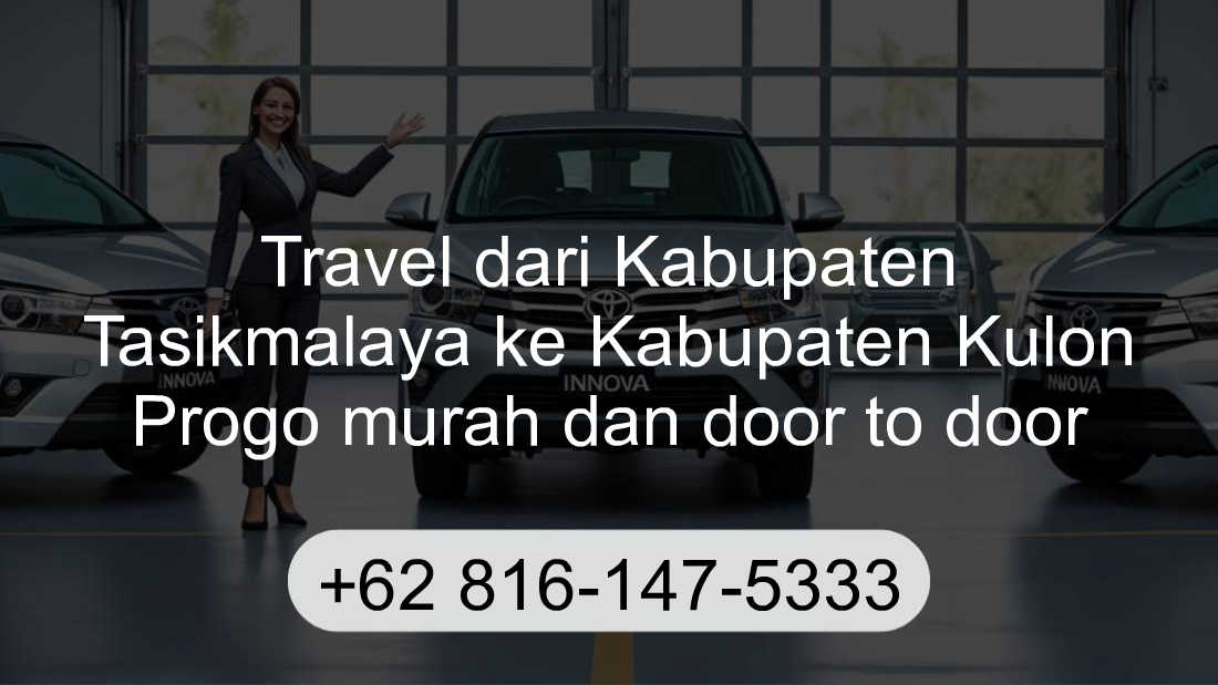 Travel Kabupaten Tasikmalaya Kabupaten Kulon Progo