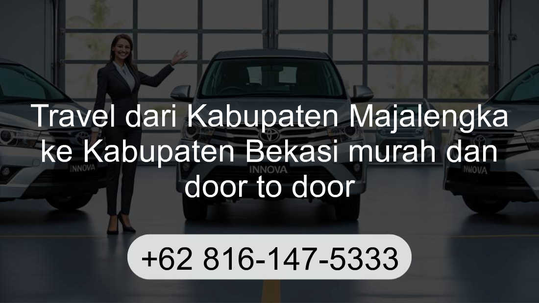 Travel Kabupaten Majalengka Kabupaten Bekasi