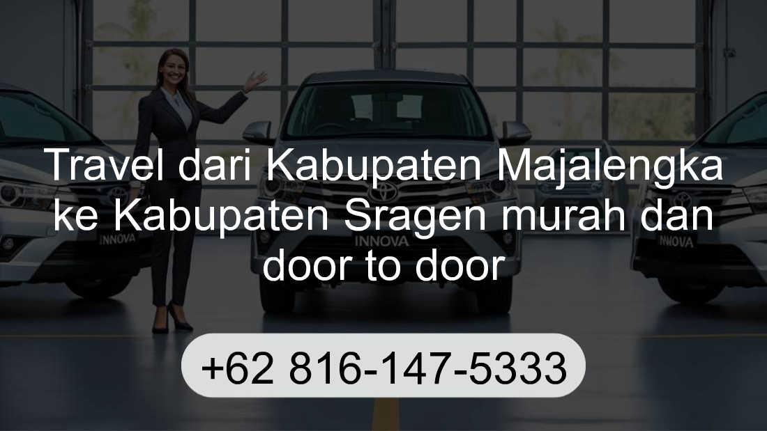 Travel Kabupaten Majalengka Kabupaten Sragen