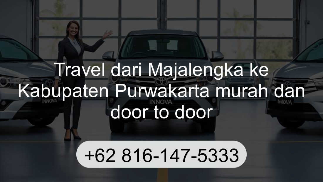 Travel Majalengka Kabupaten Purwakarta