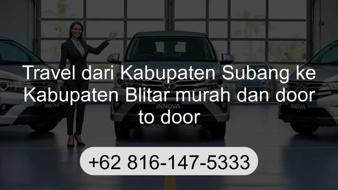 Travel Kabupaten Subang Kabupaten Blitar