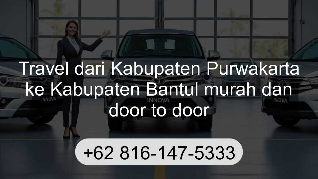 Travel Kabupaten Purwakarta Kabupaten Bantul