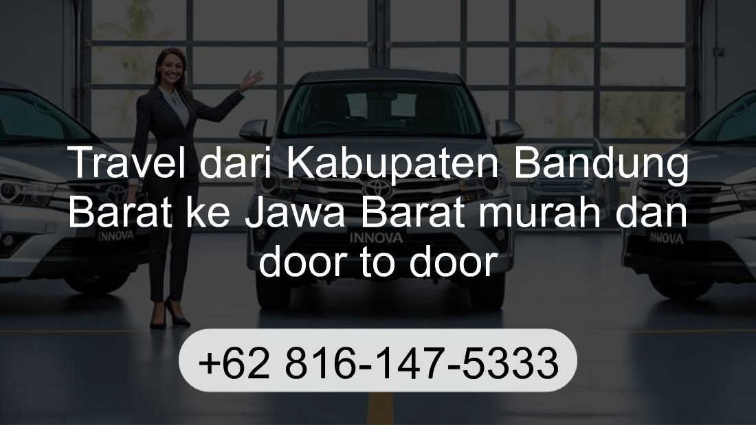 Travel Kabupaten Bandung Barat Jawa Barat