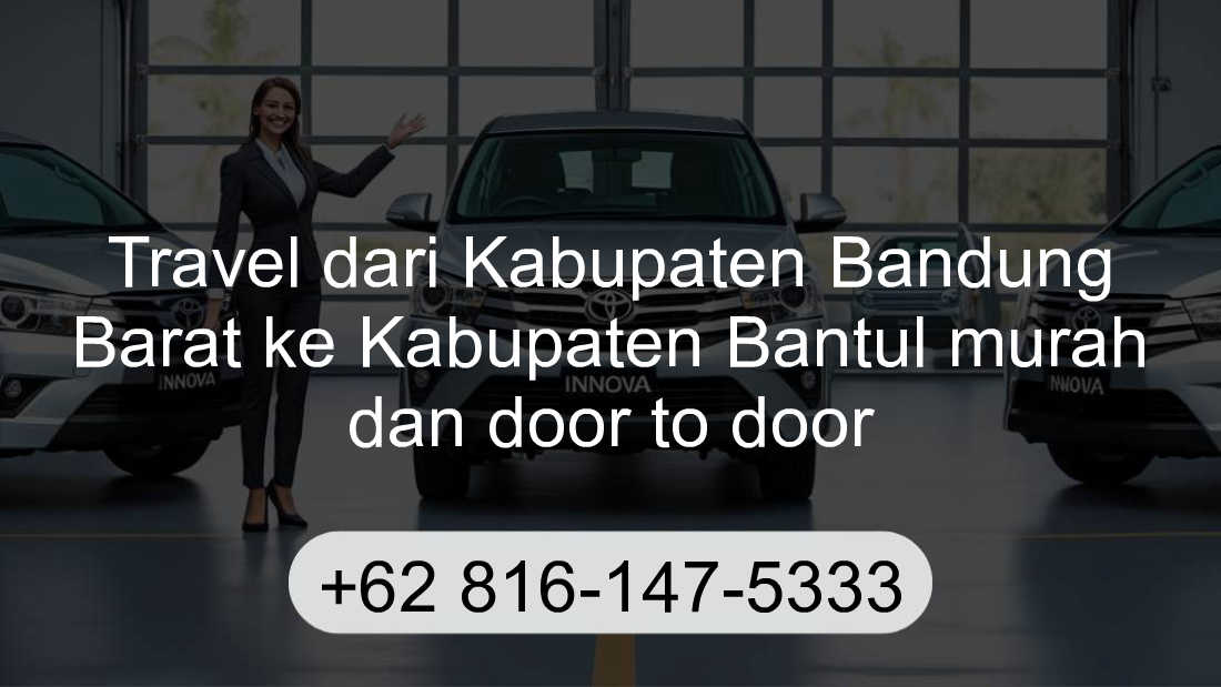 Travel Kabupaten Bandung Barat Kabupaten Bantul