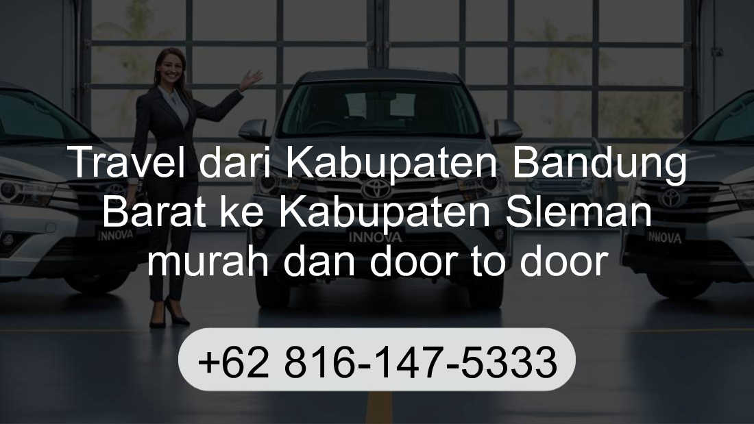 Travel Kabupaten Bandung Barat Kabupaten Sleman