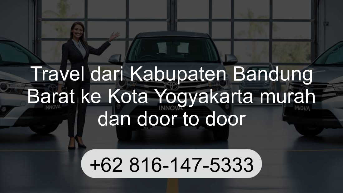 Travel Kabupaten Bandung Barat Kota Yogyakarta