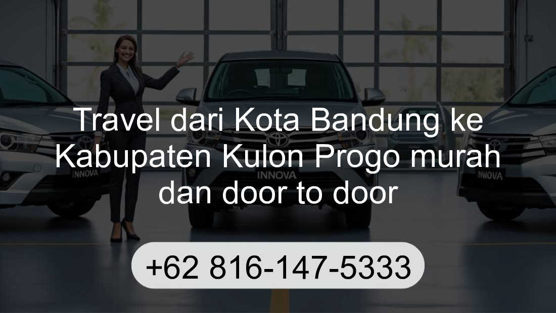 Travel Kota Bandung Kabupaten Kulon Progo