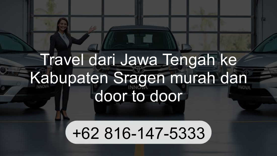 Travel Jawa Tengah Kabupaten Sragen