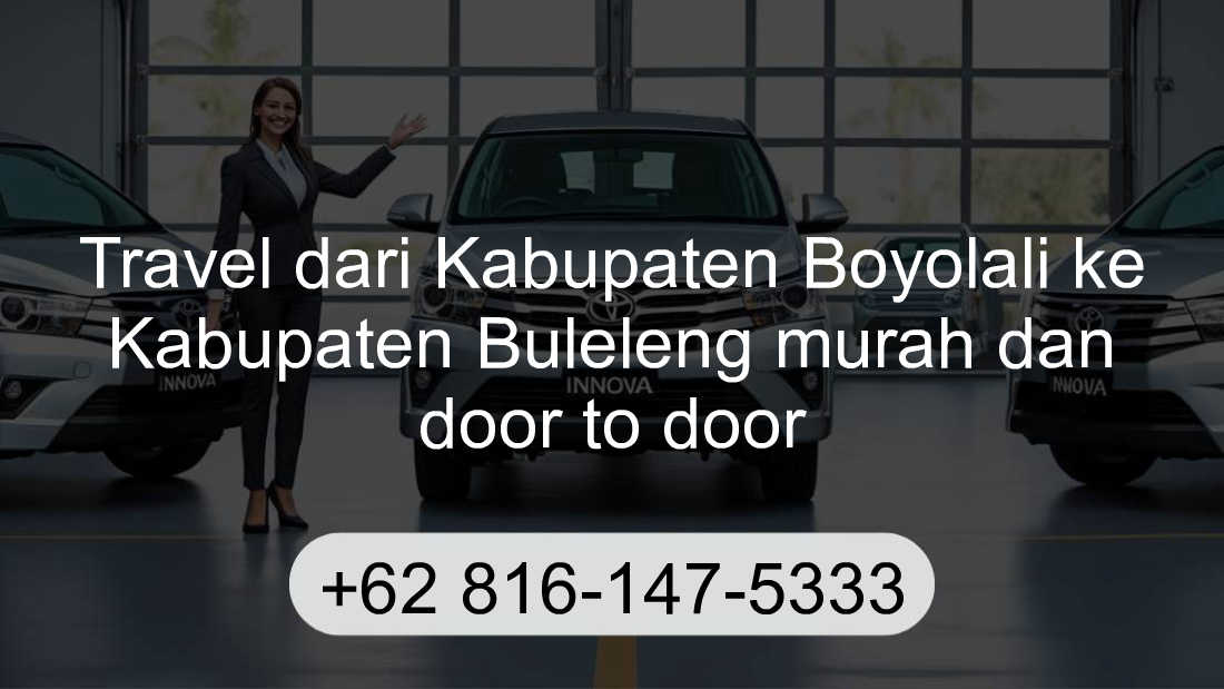 Travel Kabupaten Boyolali Kabupaten Buleleng