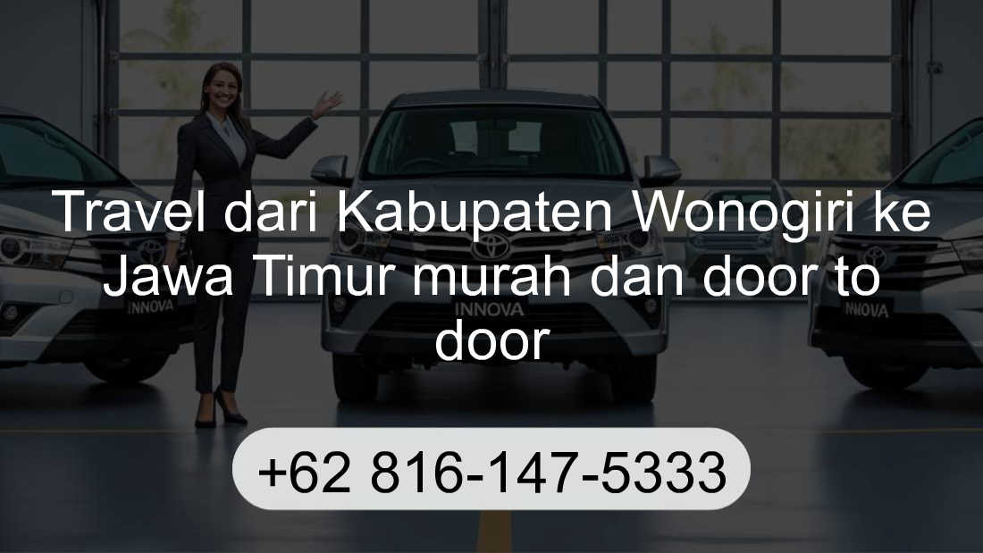 Travel Kabupaten Wonogiri Jawa Timur