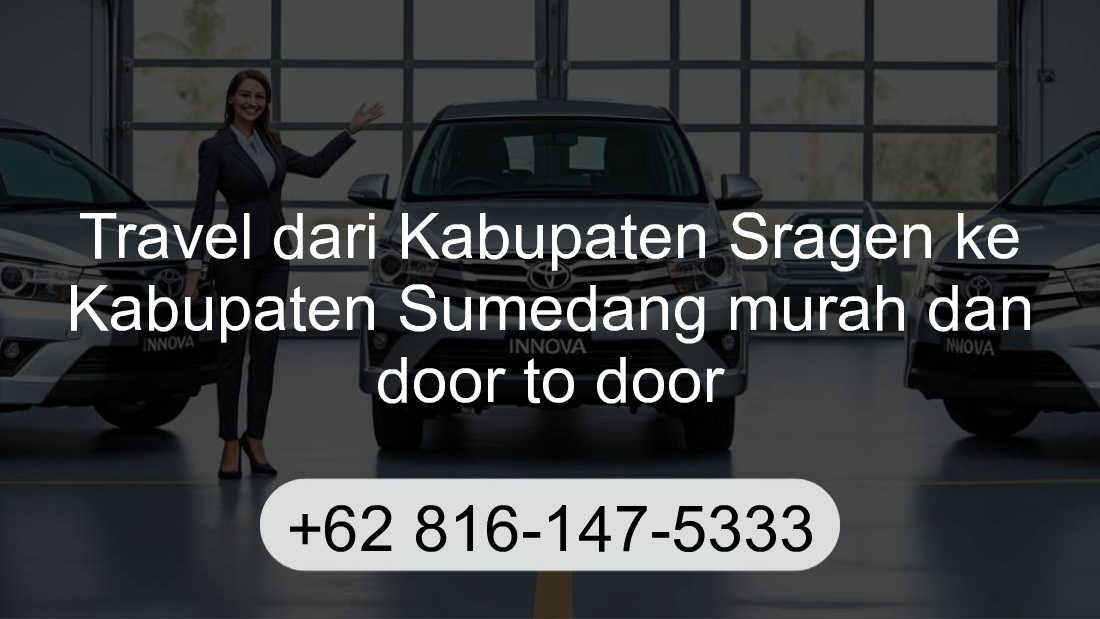 Travel Kabupaten Sragen Kabupaten Sumedang