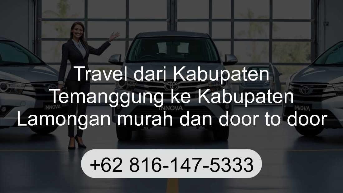 Travel Kabupaten Temanggung Kabupaten Lamongan