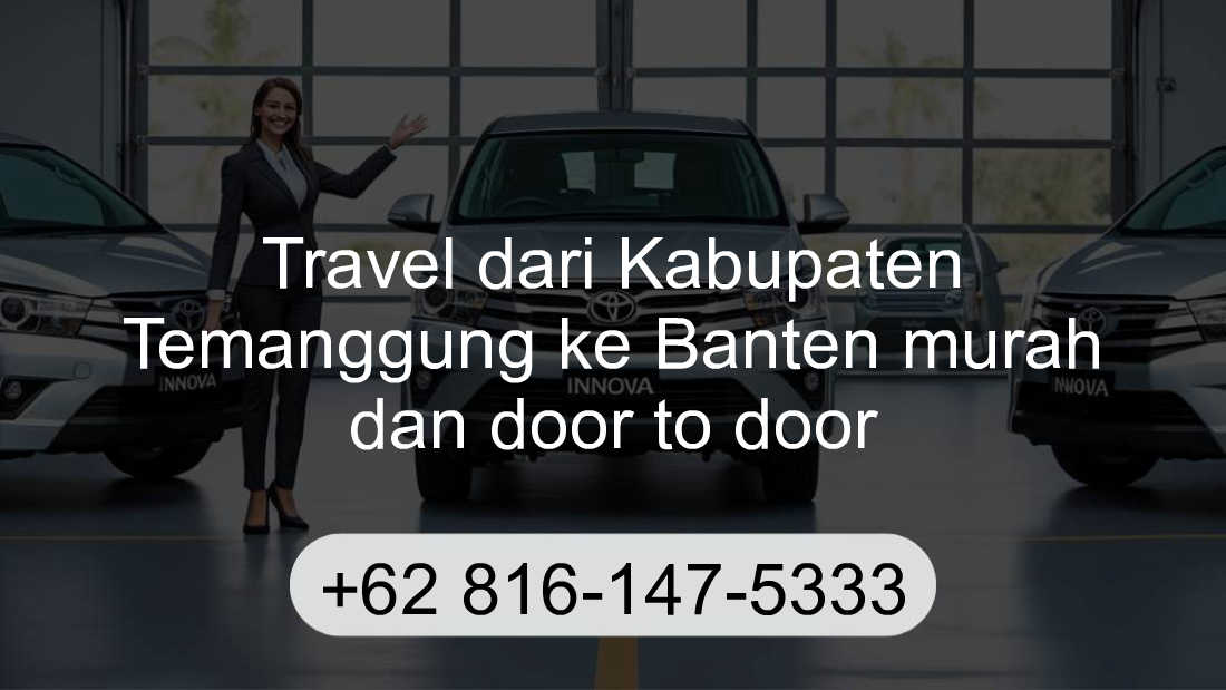 Travel Kabupaten Temanggung Banten