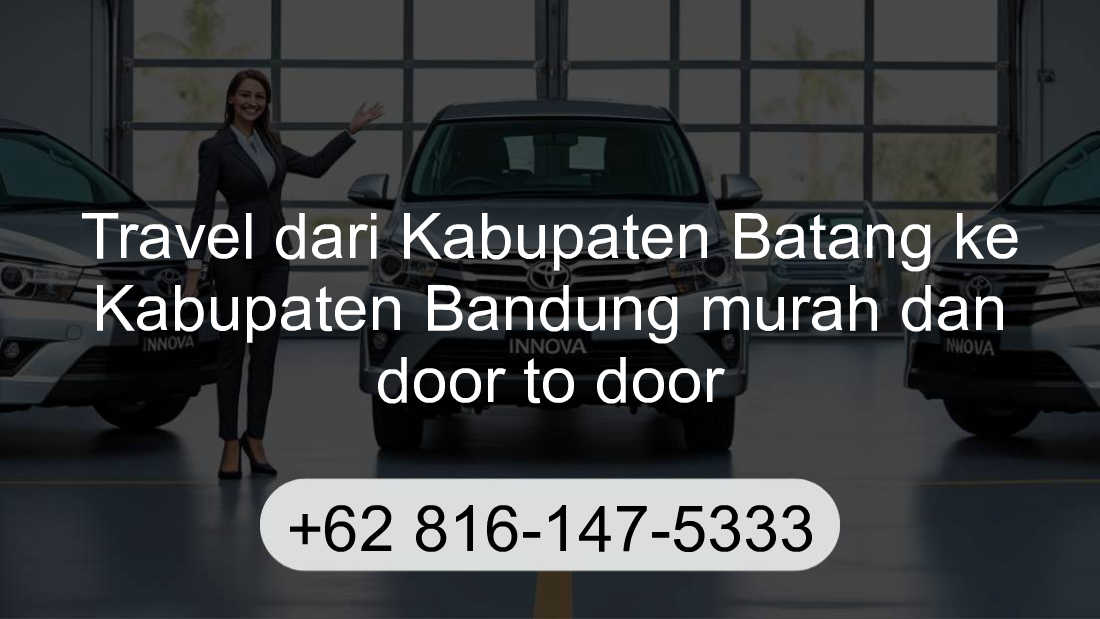 Travel Kabupaten Batang Kabupaten Bandung