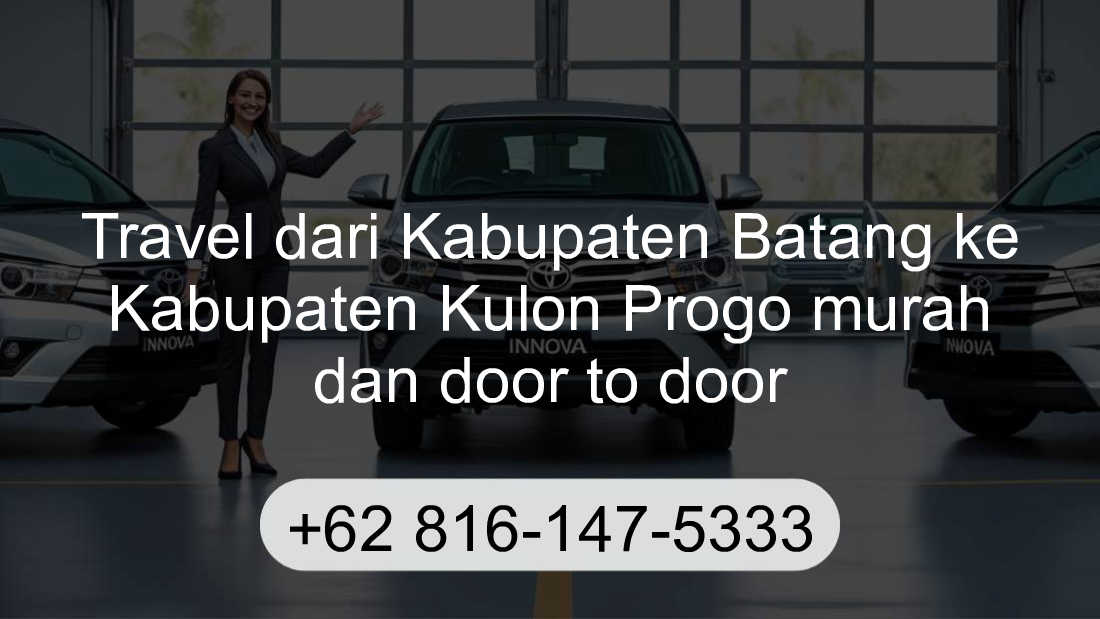 Travel Kabupaten Batang Kabupaten Kulon Progo