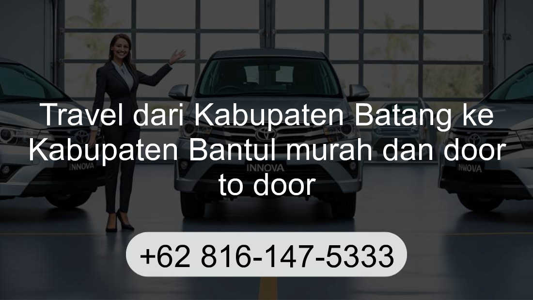 Travel Kabupaten Batang Kabupaten Bantul