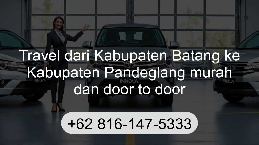 Travel Kabupaten Batang Kabupaten Pandeglang