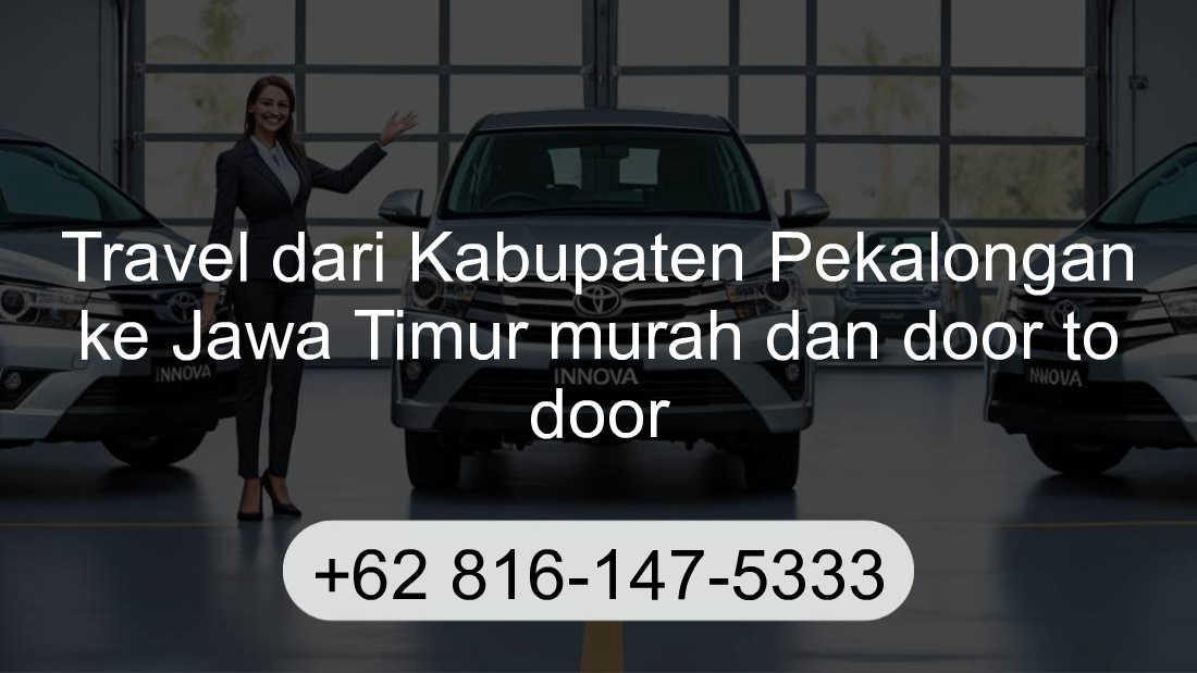 Travel Kabupaten Pekalongan Jawa Timur