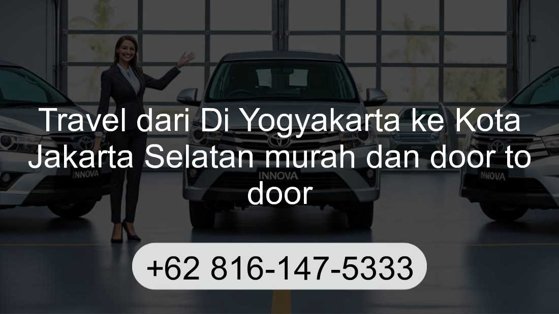 Travel Di Yogyakarta Kota Jakarta Selatan