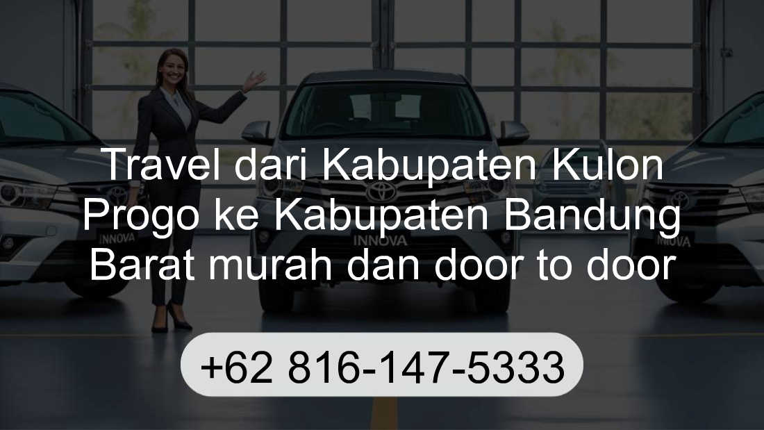 Travel Kabupaten Kulon Progo Kabupaten Bandung Barat