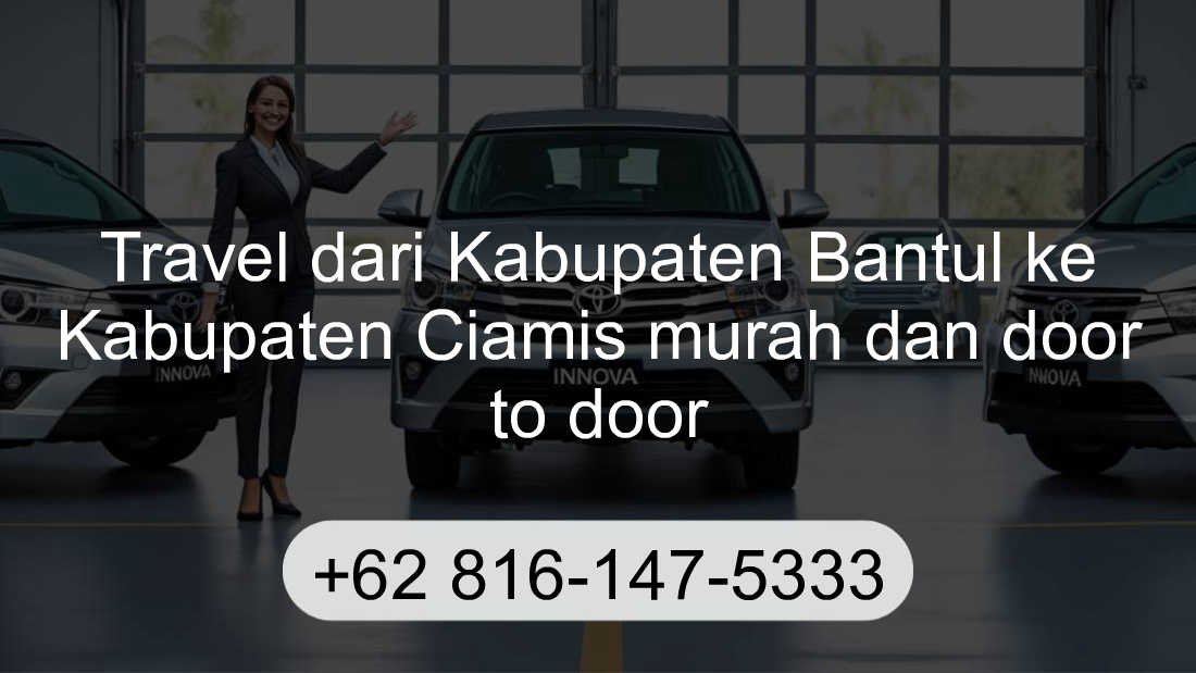 Travel Kabupaten Bantul Kabupaten Ciamis