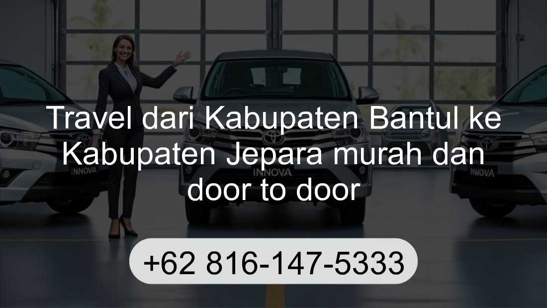 Travel Kabupaten Bantul Kabupaten Jepara