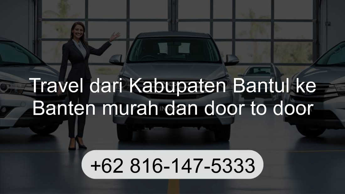 Travel Kabupaten Bantul Banten