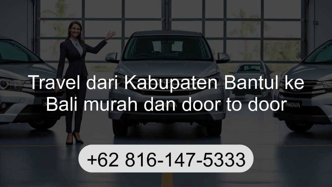 Travel Kabupaten Bantul Bali