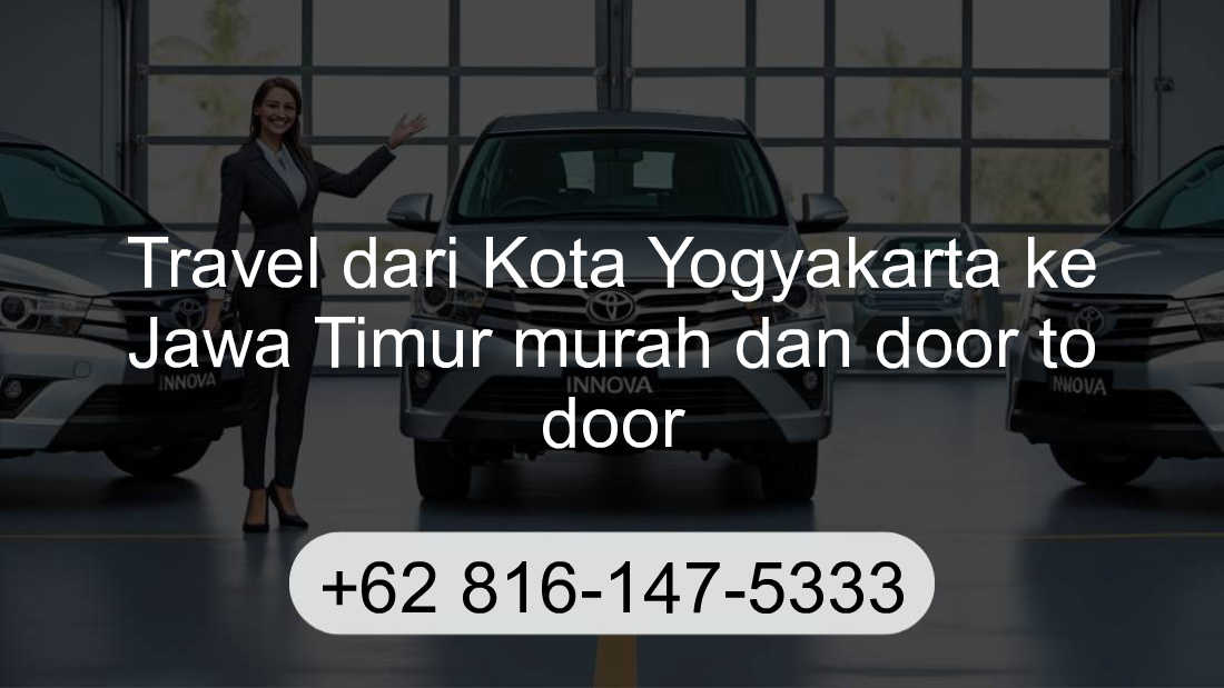 Travel Kota Yogyakarta Jawa Timur