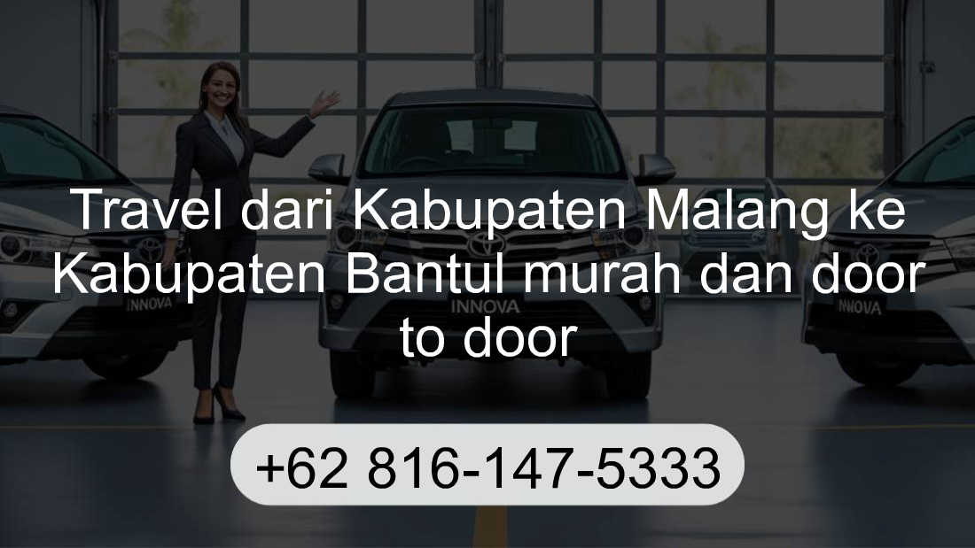 Travel Kabupaten Malang Kabupaten Bantul