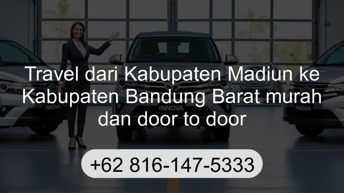 Travel Kabupaten Madiun Kabupaten Bandung Barat