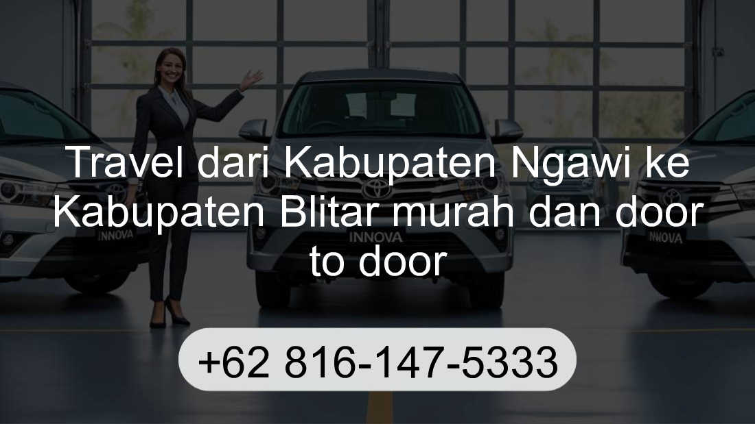 Travel Kabupaten Ngawi Kabupaten Blitar