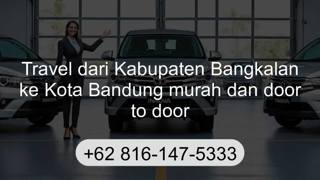 Travel Kabupaten Bangkalan Kota Bandung