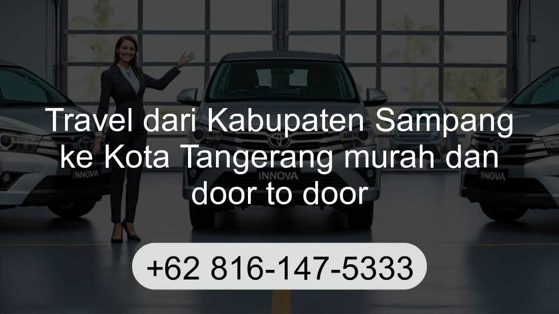 Travel Kabupaten Sampang Kota Tangerang