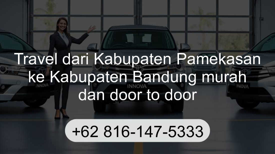 Travel Kabupaten Pamekasan Kabupaten Bandung