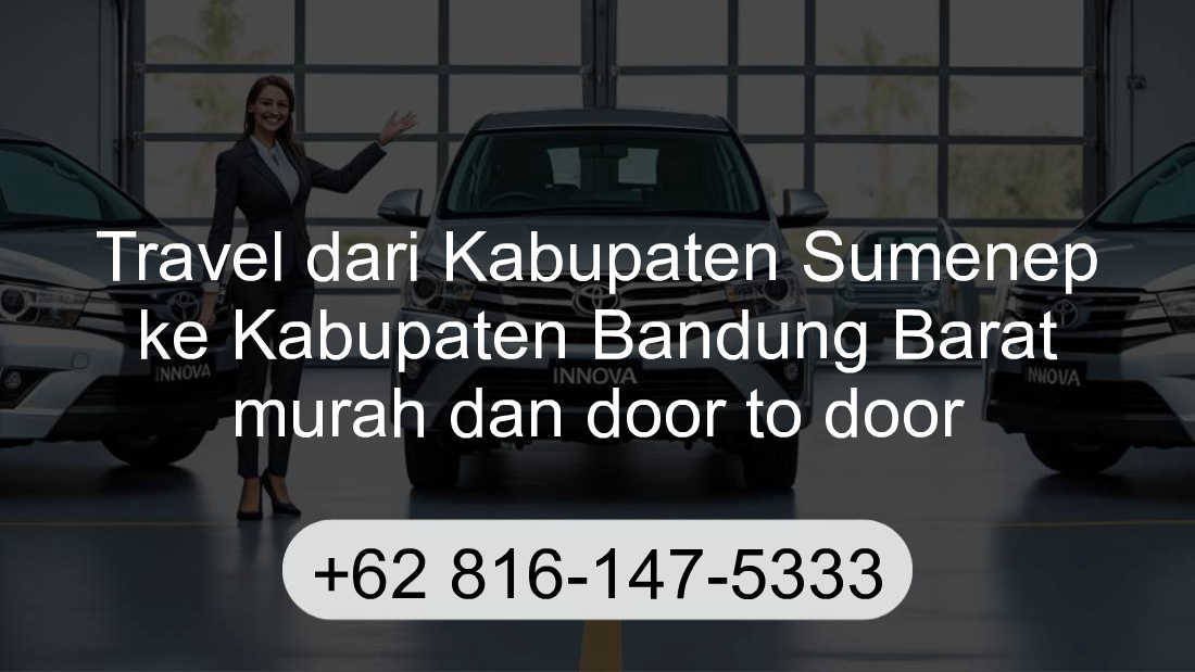 Travel Kabupaten Sumenep Kabupaten Bandung Barat
