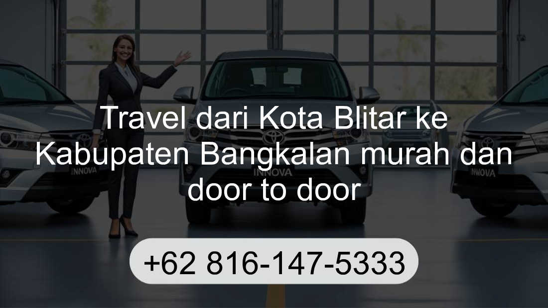 Travel Kota Blitar Kabupaten Bangkalan