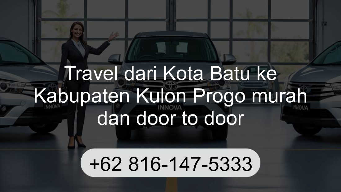 Travel Kota Batu Kabupaten Kulon Progo