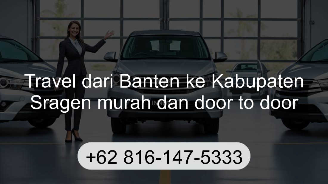 Travel Banten Kabupaten Sragen