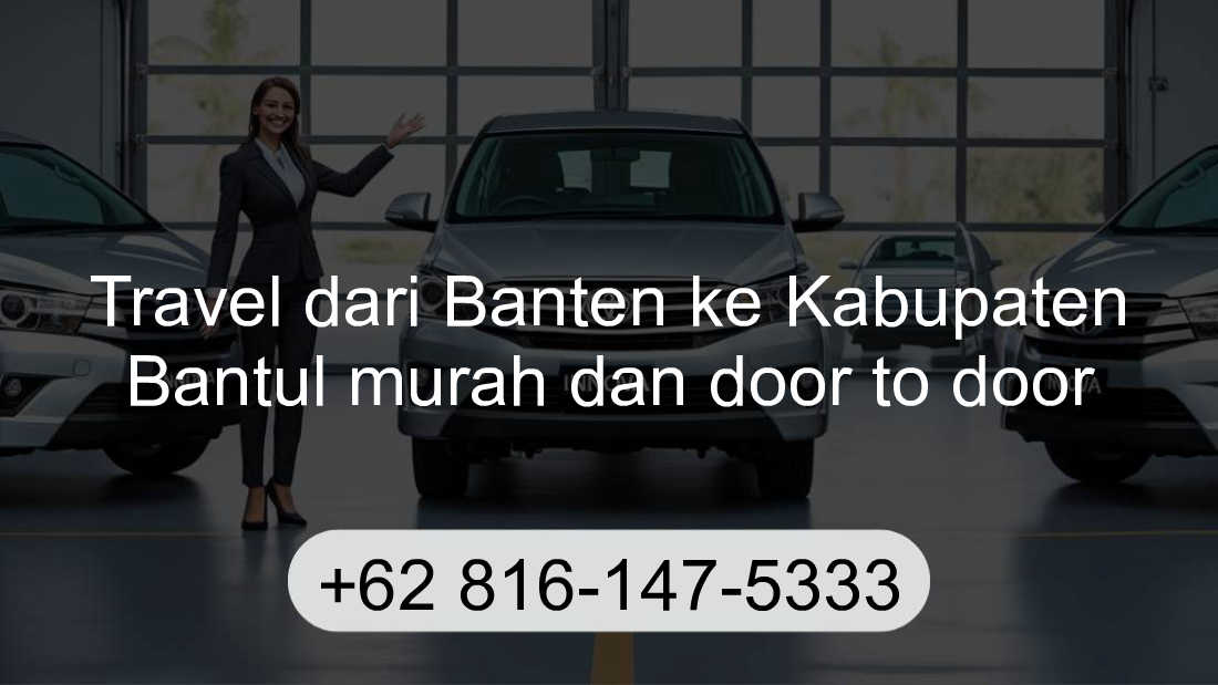 Travel Banten Kabupaten Bantul
