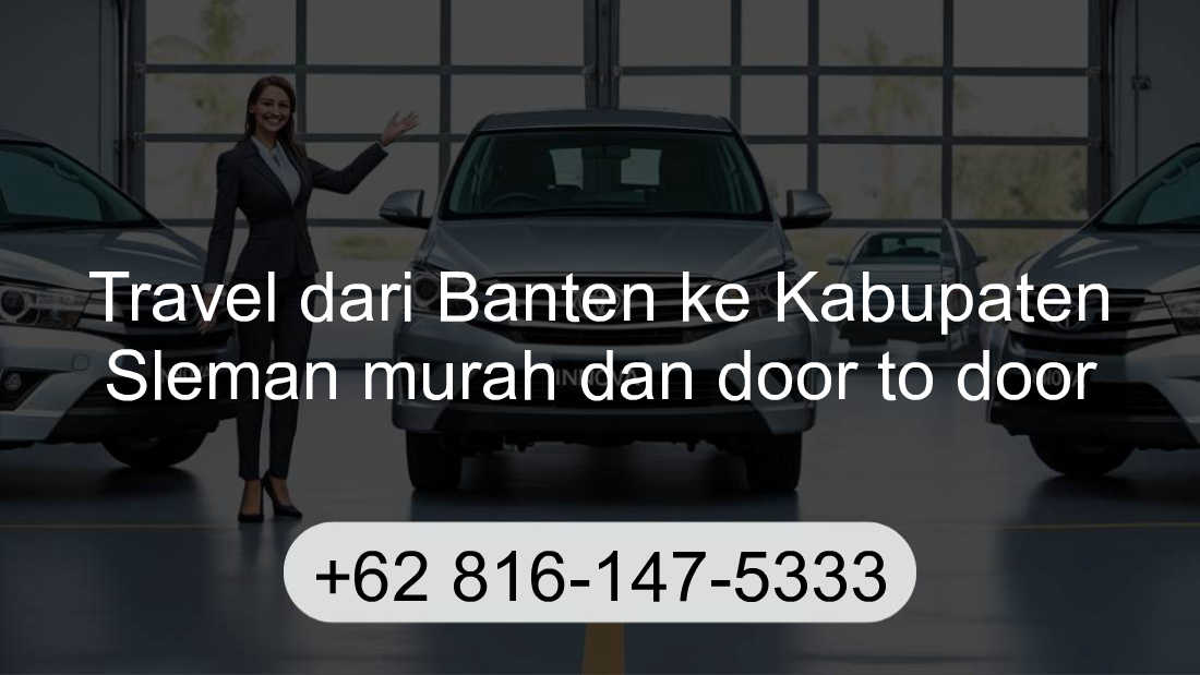 Travel Banten Kabupaten Sleman