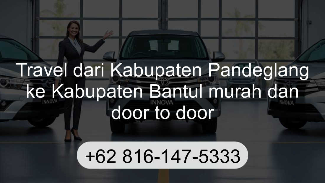 Travel Kabupaten Pandeglang Kabupaten Bantul