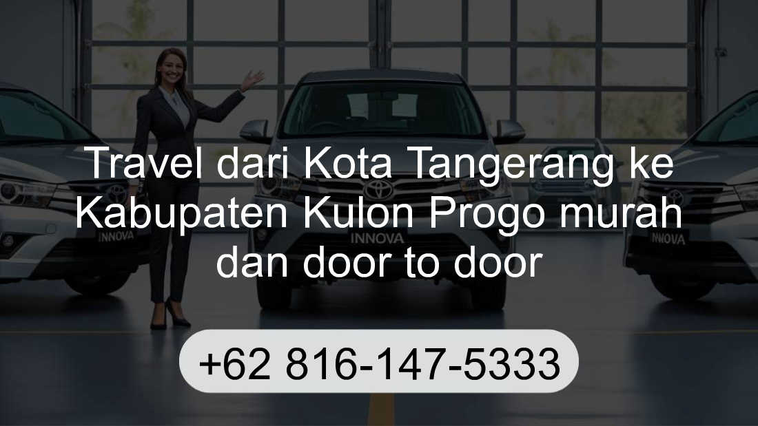 Travel Kota Tangerang Kabupaten Kulon Progo
